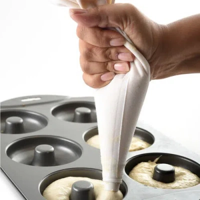Norpro Nonstick 6-cavity Donut Pan In Black