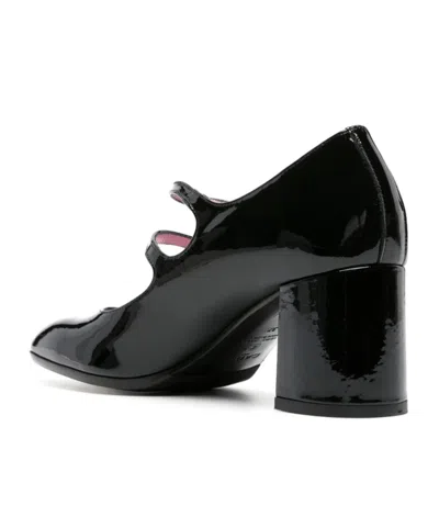 Carel Paris 70mm Double-buckle Pumps In Black
