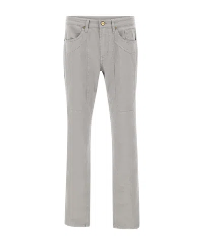 Jeckerson John Five-pockets Stitching Jeans In Gray