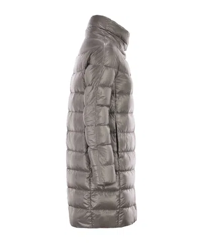 Herno Dora Ultralight Nylon Down Jacket In Gray