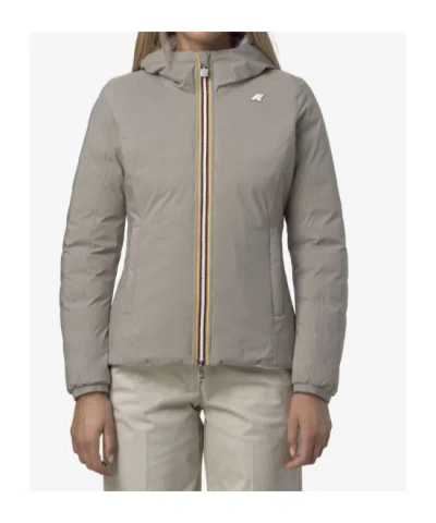 K-way Lily St Thermo Reversible Down Jacket In Gray