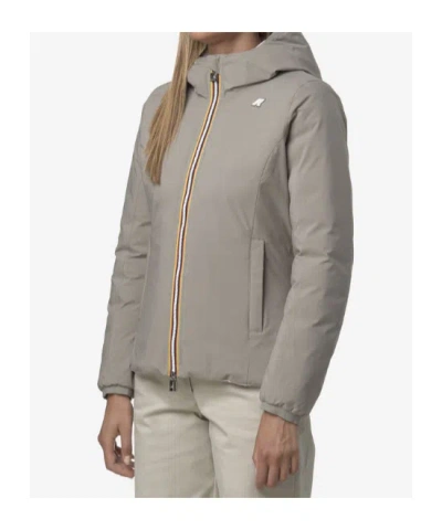 K-way Lily St Thermo Reversible Down Jacket In Gray