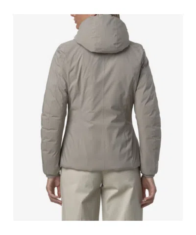 K-way Lily St Thermo Reversible Down Jacket In Gray