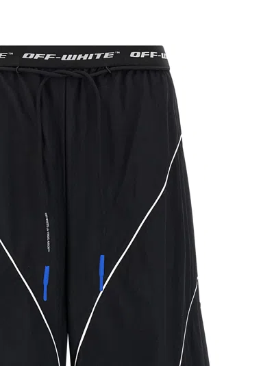 Off-white Off White Black Polyester Trousers In Black