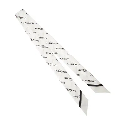 Givenchy Logo-pattern Scarf In White
