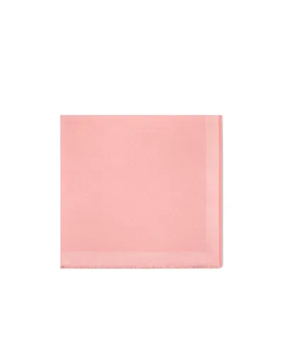 Gucci Gg Silk Wool Shawl In Pink