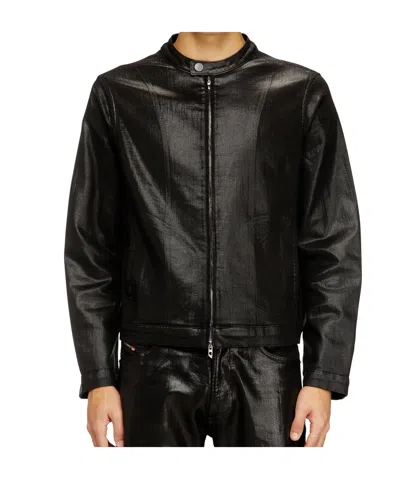Diesel D-glory Jacket In Black