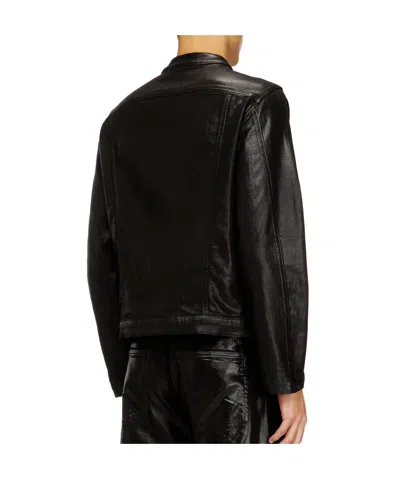 Diesel D-glory Jacket In Black