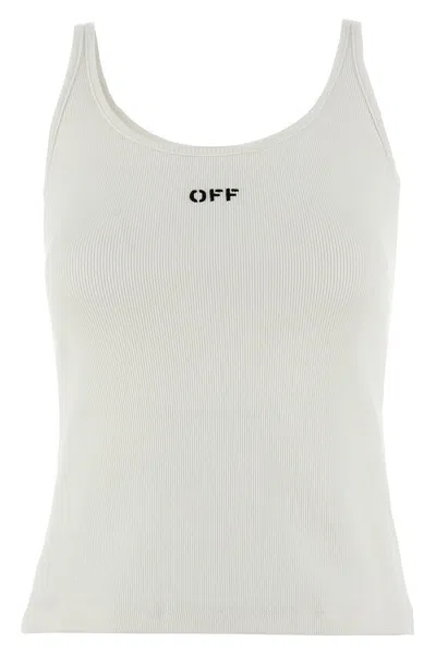 Off-white Off Stamp Top In White