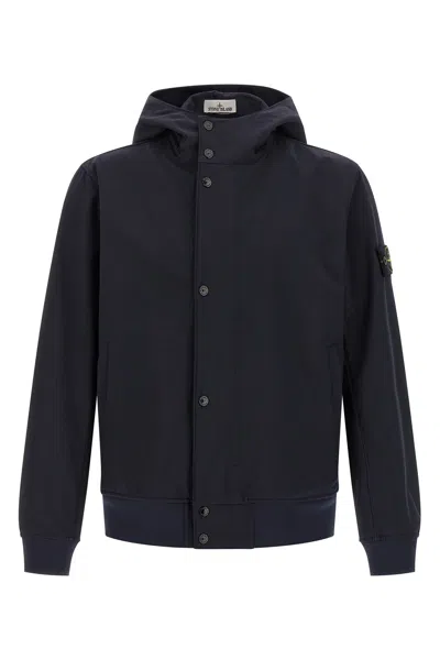 Stone Island Outerwear In Black