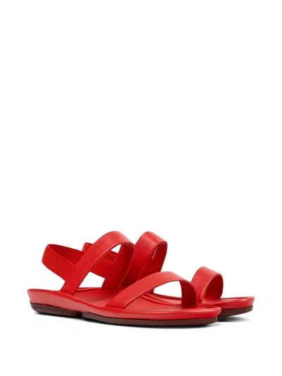 Camper Right Isla Elastic Strap Sandals In Red