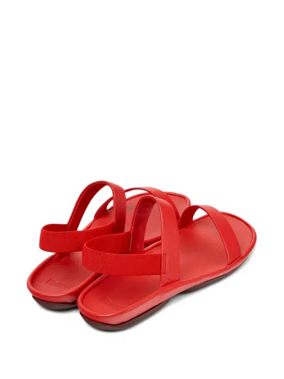 Camper Right Isla Elastic Strap Sandals In Red