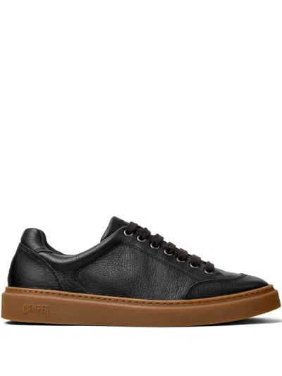 Camper Twentyfive Leather Sneakers In Black