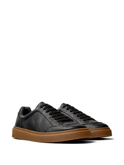 Camper Twentyfive Leather Sneakers In Black