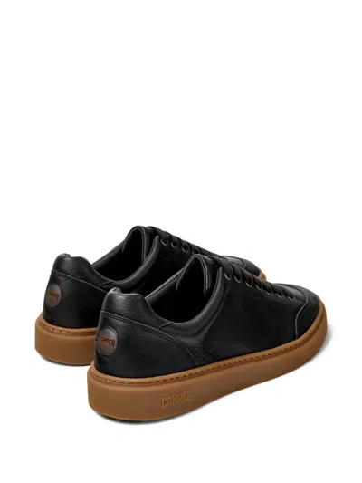 Camper Twentyfive Leather Sneakers In Black