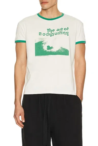 Commas Bodysurf Tee In White