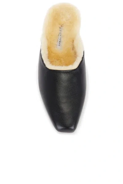 Emme Parsons Flat Mule In Black