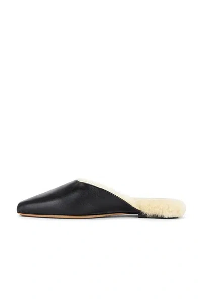 Emme Parsons Flat Mule In Black