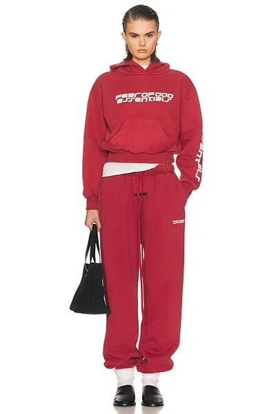 Essentials Classic Sweatpant In Red