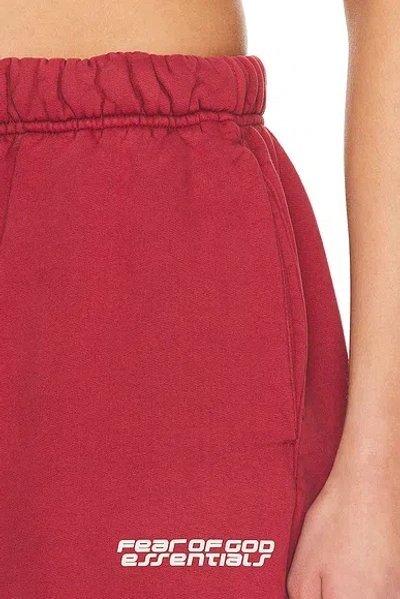 Essentials Classic Sweatpant In Red