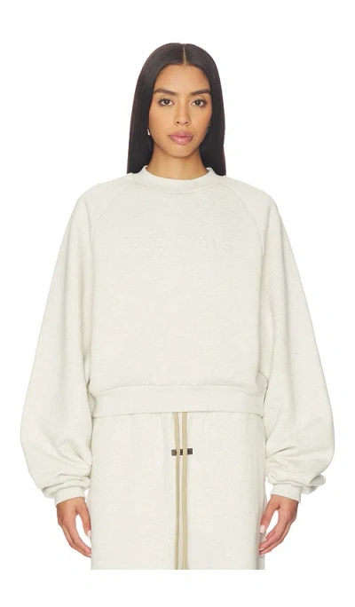 Essentials 90's Raglan Sweatshirt In Neutral