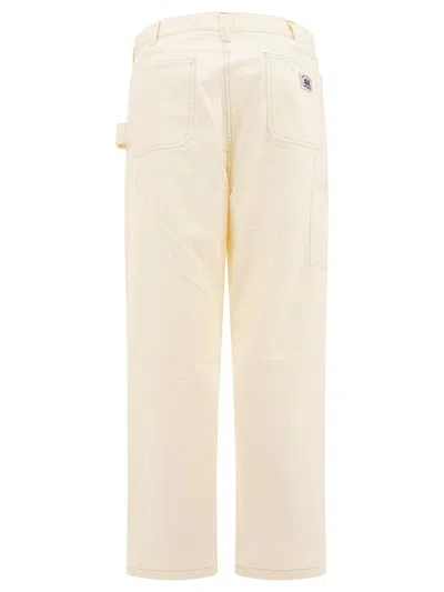 Bode Cotton Trousers In Neutral