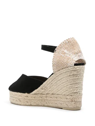 Castaã±er Castaner Bianca Raffia Wedge Espadrilles In Multi