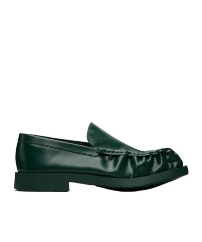 Camperlab Mil 1978 Leather Loafers In Green
