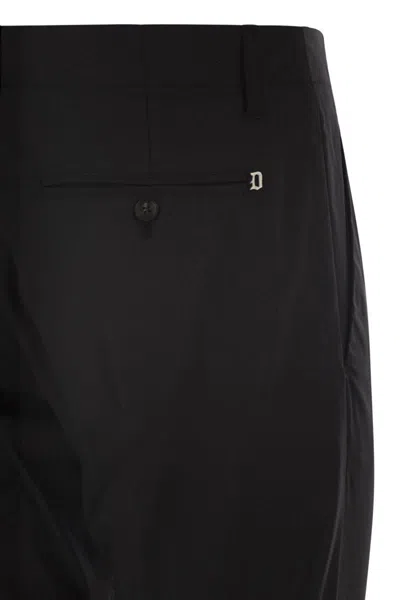 Dondup Belt Loop Casual Pants In Black