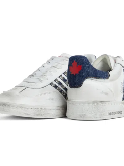 Dsquared2 Boxer Sneakers In White