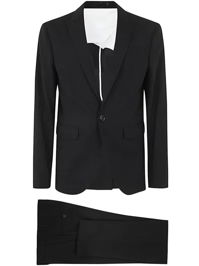 Dsquared2 Virgin Wool Two-piece Suit In Black