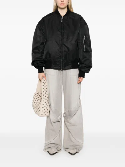 Entire Studios Classic Bomber Jacket In Black