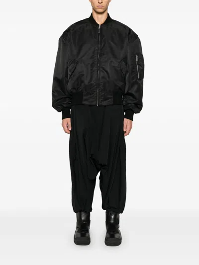 Entire Studios Classic Bomber Jacket In Black