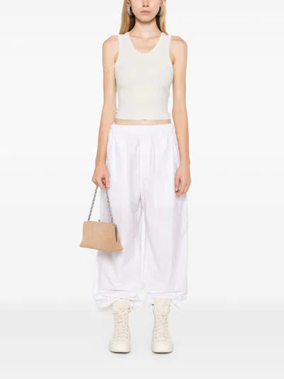 Entire Studios Round Neck Cotton Tank Top In White