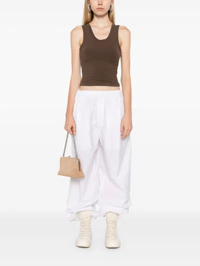 Entire Studios Cropped Tank In Brown