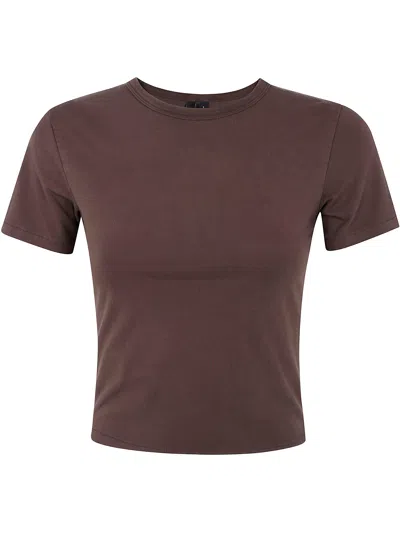 Entire Studios Micro Tee In Brown