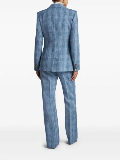 Etro Jacket In Blue
