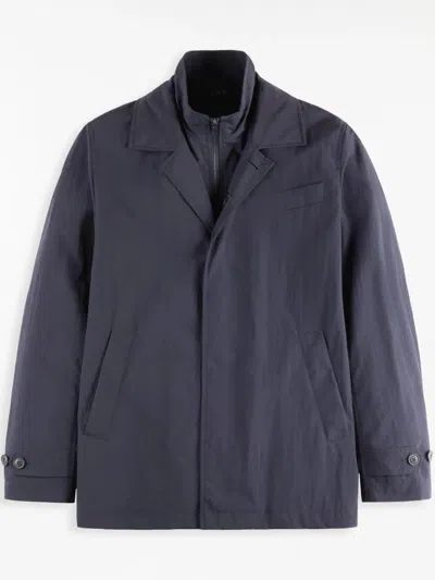Fay Polyamide Jacket In Blue