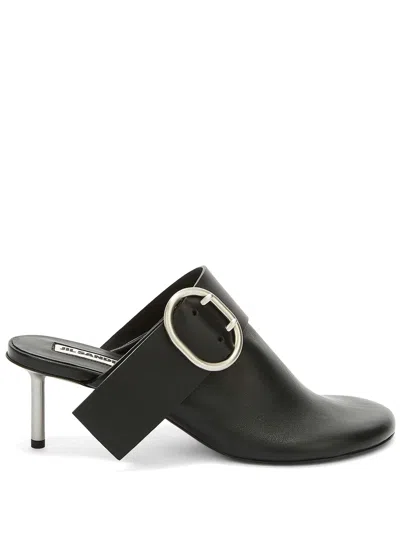 Jil Sander Mule Shoe In Black