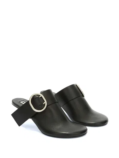 Jil Sander Mule Shoe In Black