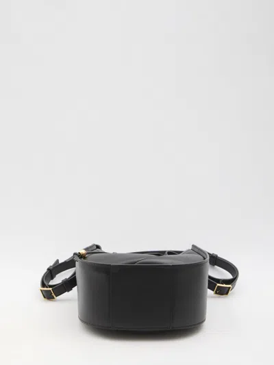 Loewe Hammock Slice Shoulder Bag In Black