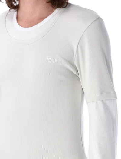 Magliano Double Tshirt Long Sleeve In White