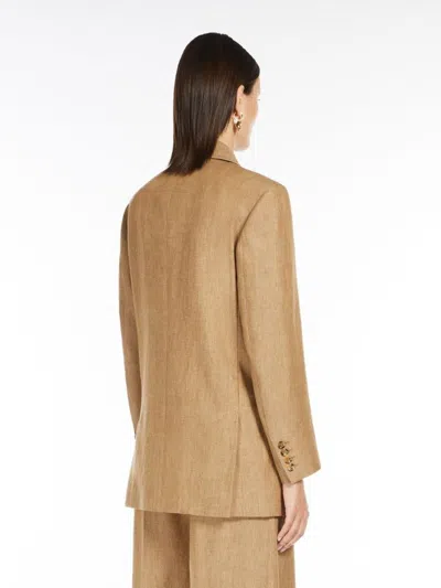 Max Mara Gerla Jacket Tobacco In Brown