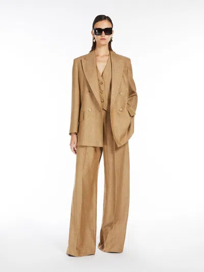 Max Mara Gerla Jacket Tobacco In Brown