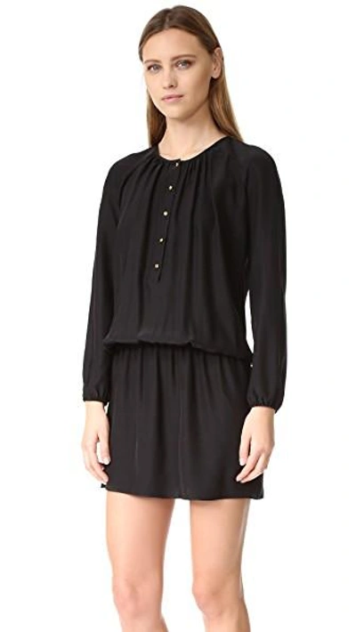 Shop Amanda Uprichard Sam Dress In Black
