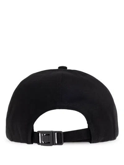 Moncler Logo Patch Cap In Black