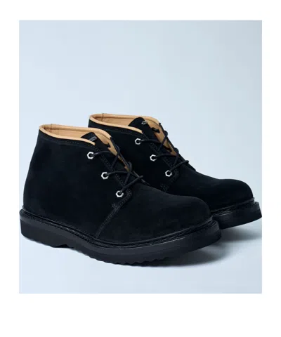 Our Legacy Black Suede Chukka Ankle Boots