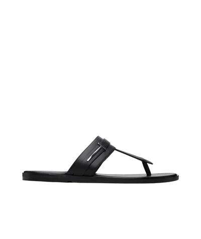 Tom Ford Flat Sandals Open Toe Single Strap In Black