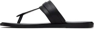 Tom Ford Flat Sandals Open Toe Single Strap In Black