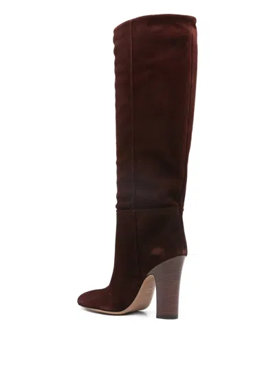 Paris Texas Lavinia 100 Suede Knee-high Boots In Brown